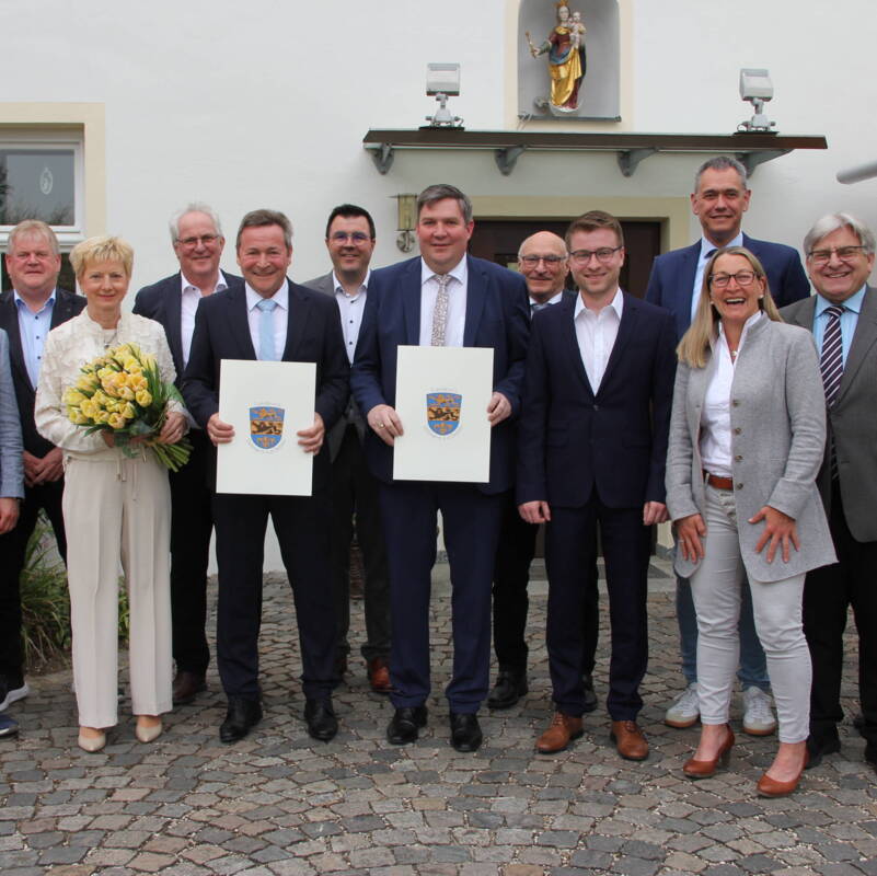 Landkreis Dillingen a.d.Donau ehrt Landrat a. D. Leo Schrell mit der Ehrenbezeichnung „Altlandrat“ und mit der Verleihung der höchsten Auszeichnung des Landkreises 