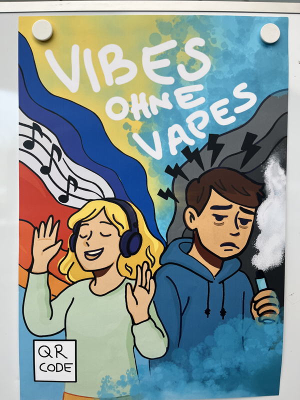 Vipes ohne Vapes - Gewinnerplakat