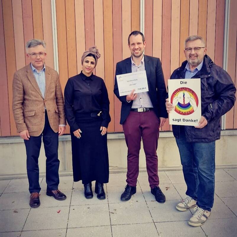 Mit Herz für die Gemeinschaft: Integrationsbeirat spendet 750 Euro an die Caritas Dillingen