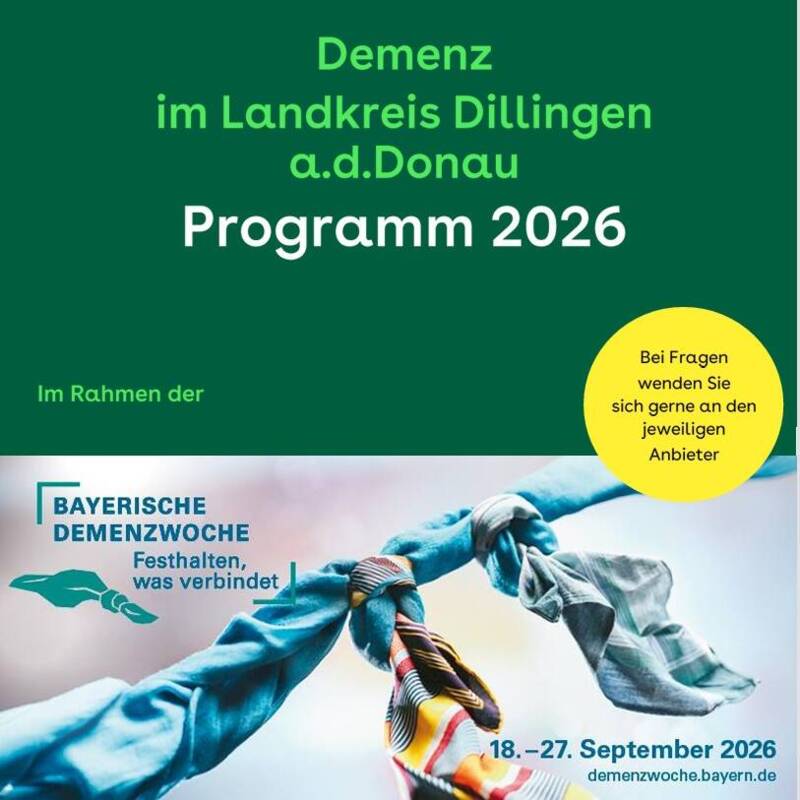 Demenzwoche 2026 - Flyer Seite 1