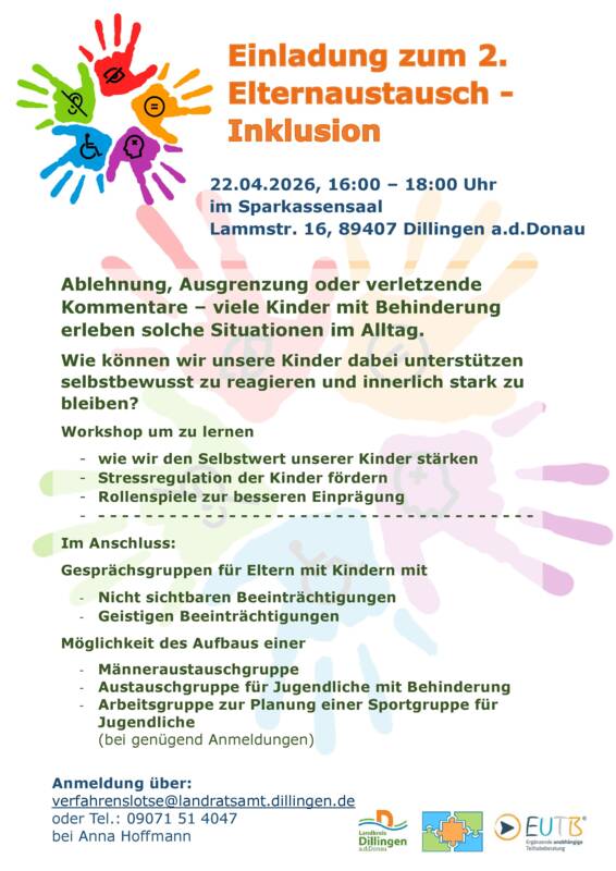 Einladung zum Erfahrungsaustausch Inklusion am 29.01.2026